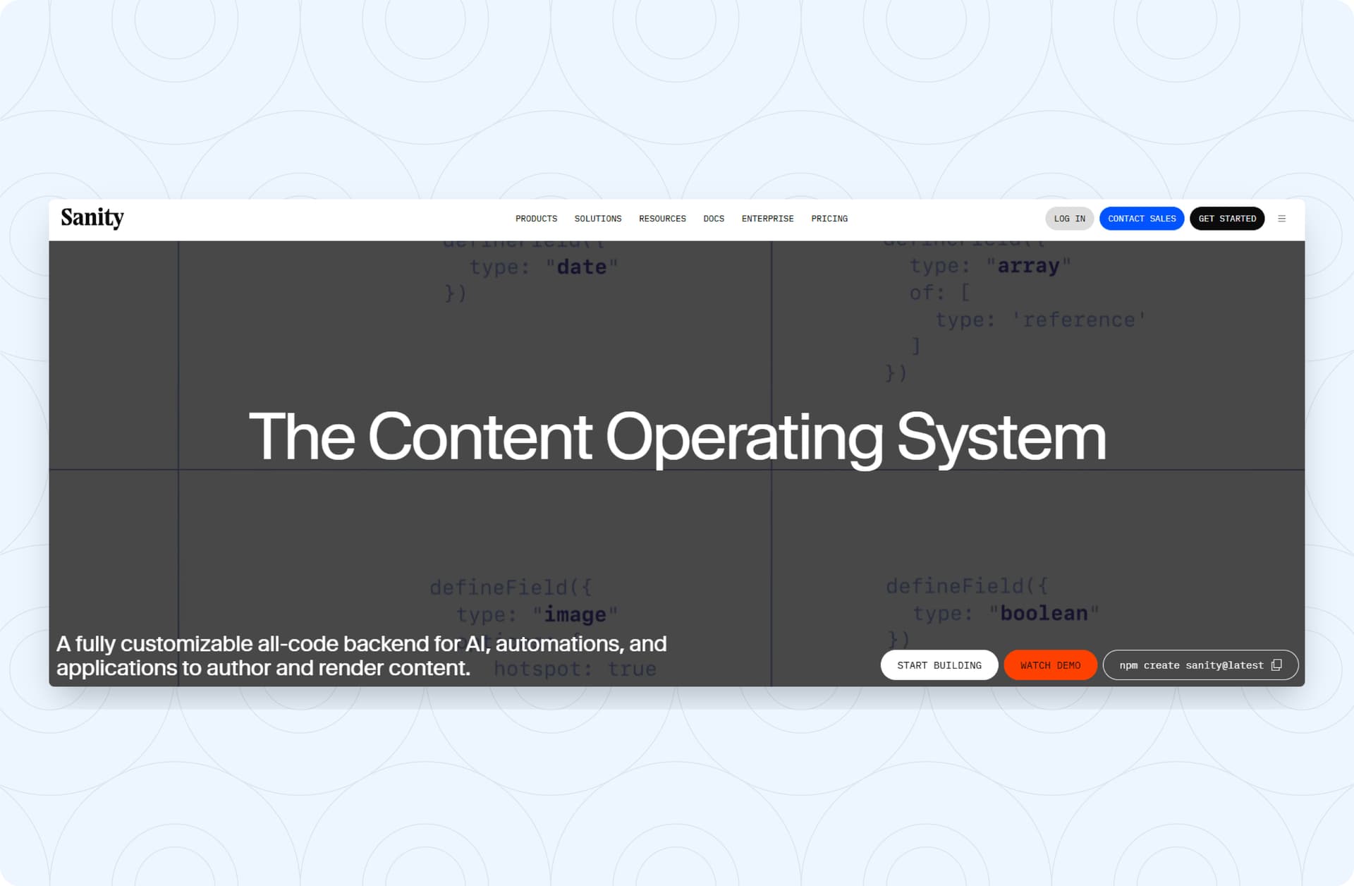 sanity-homepage-image