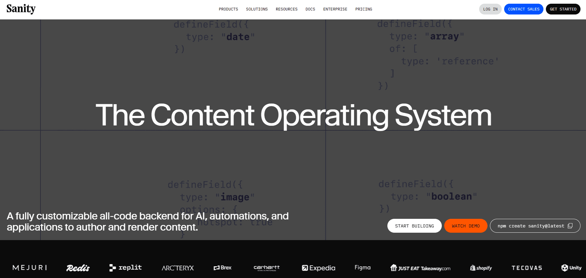 Headless website development with Sanity